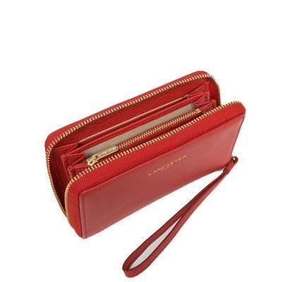 Portefeuille Lancaster en cuir ref 45345 Rouge 15 10 2.5 Cdiscount Bagagerie Maroquinerie