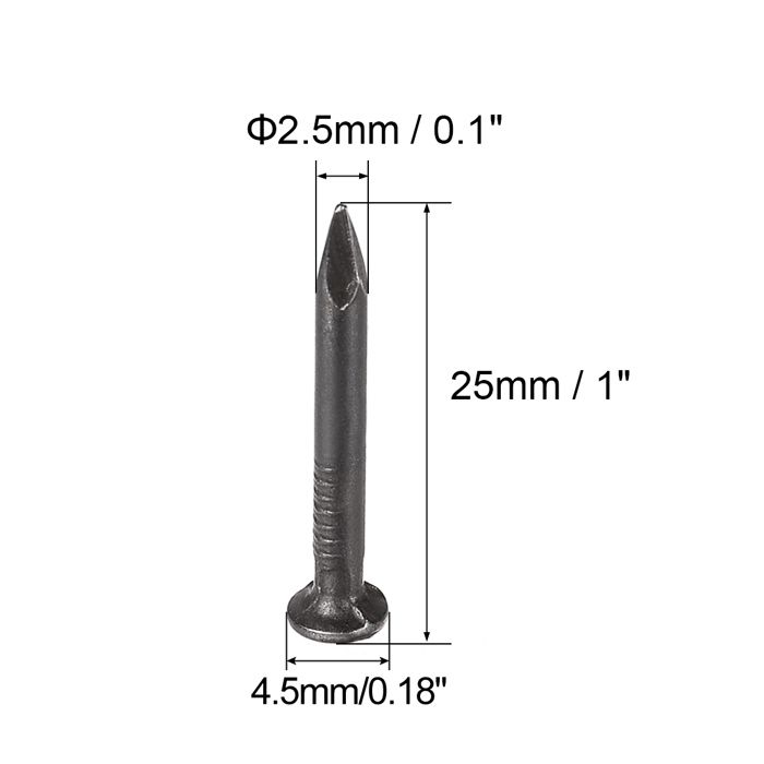 150 Clous Pyramidaux Carrés 4 Mm - Pointes à 4 Griffes En Cuivre Argenté - Déco Punk Pour Vêtements, Sacs, Cuir