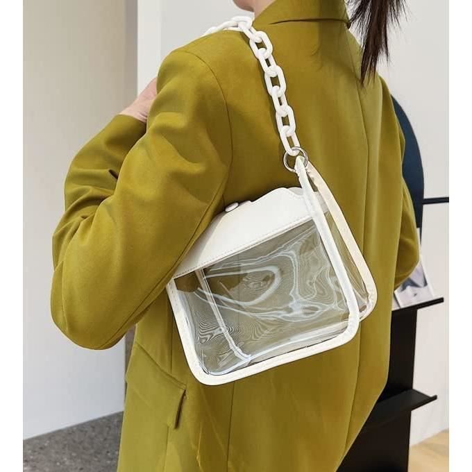 Sac outlet transparent bandoulière