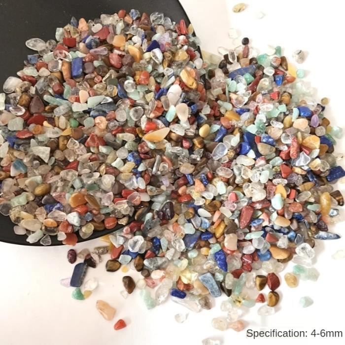 60 pièces de pierres de verre en brique de 25 mm, pierres porte-bonheur  colorées pour