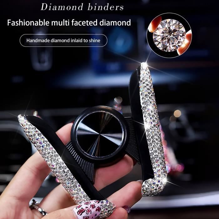 Stylo diamant support de téléphone