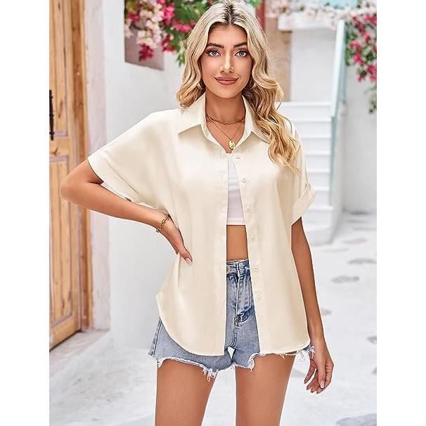 Chemisier manche courte femme chic best sale