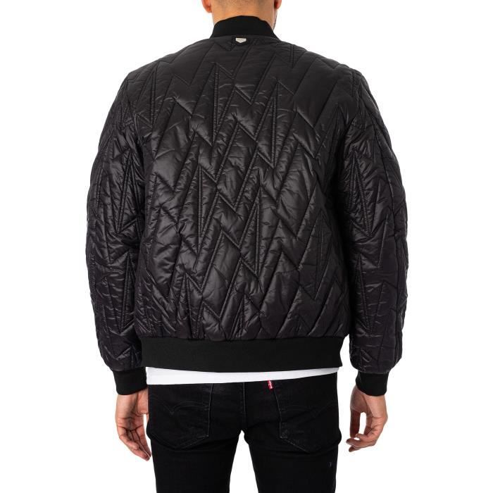 Blouson aviateur noir online homme