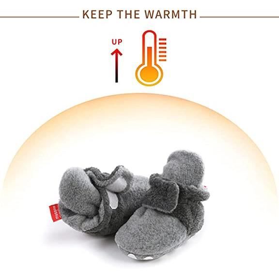 Chaussettes Pantoufle Chaussons Bébé Respirant Avec Semelle