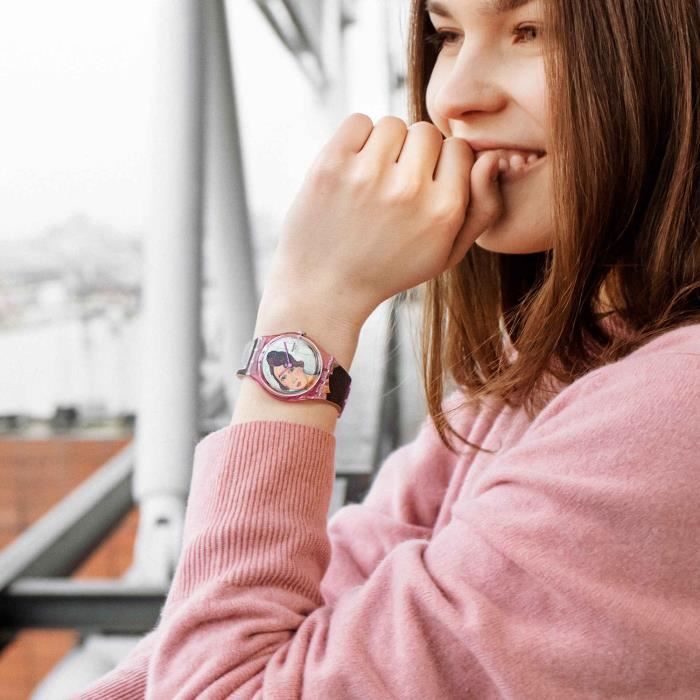 Bracelet silicone plastique femme SWATCH Montre Swatch