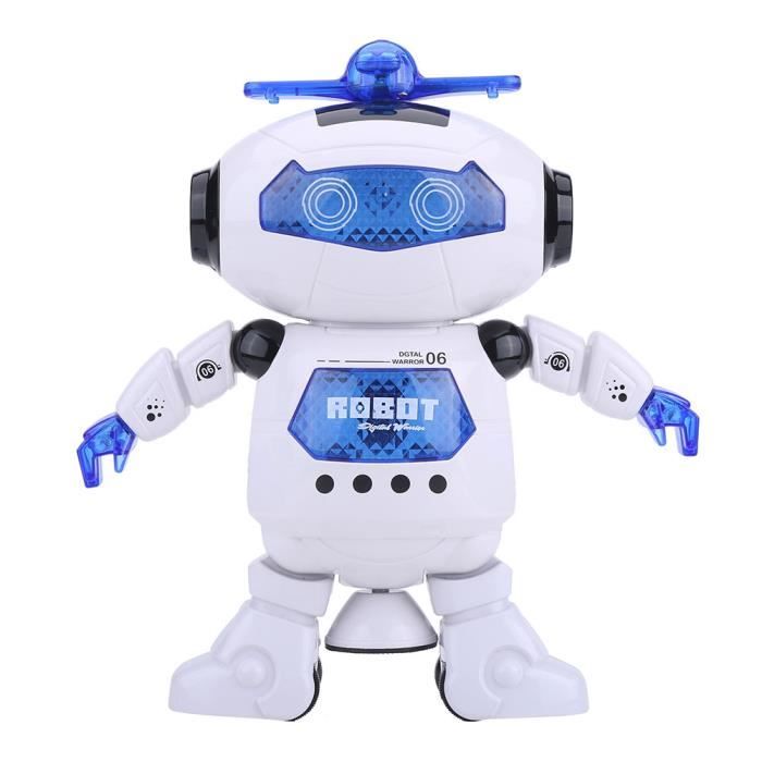Robots électroniques Intelligent électronique danse Robot jouet LED coloré  Flash lumière musique marche chant Robot pour enfants éducatifs cadeaux de