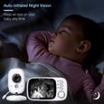 JG013760-Govee Bébé Moniteur Sans fil Babyphone 3,2 Écran LCD Couleur Ecoute Bébé Vidéo avec Caméra Vision Nocturne Surveillance-3