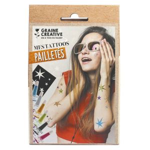 Tatouages éphémères Enfant Forêt Rose - Planche 9x13 Cm | Multicolore | Fabriqué En France
