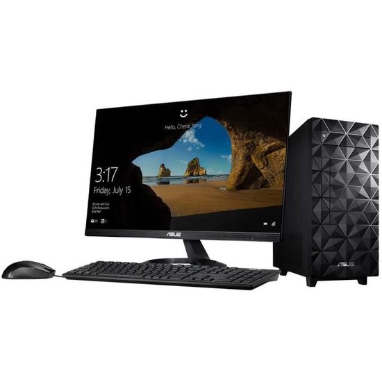 Asus S340mf 39100f022t Ordinateur De Bureau 15 L Intel Core I3 9700f 8 Go Ram 512 Go Ssd Geforce Gt710 Windows 10 Home Noir Prix Pas Cher Cdiscount