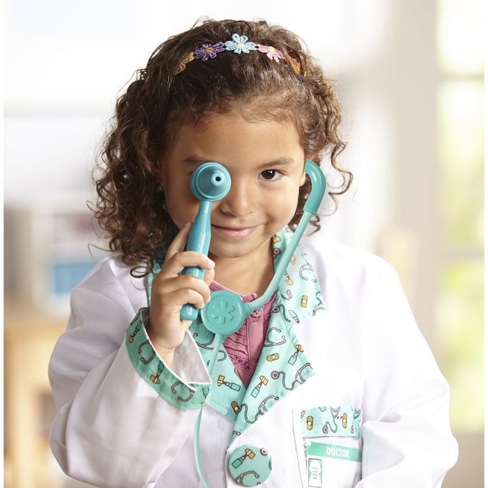 Deguisement de Docteur Melissa Doug Panoplie de Medecin Pour Enfant de 3 ans et plus Accessoires Inclus Cdiscount Jeux Jouets