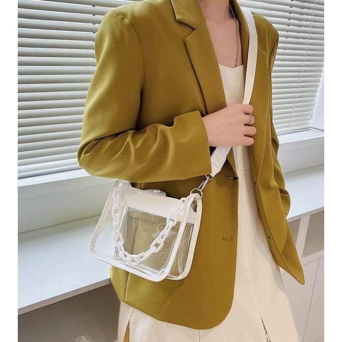 Sac à hotsell main transparent femme
