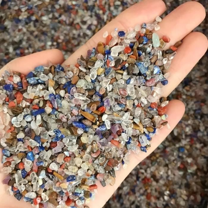 60 pièces de pierres de verre en brique de 25 mm, pierres porte-bonheur  colorées pour
