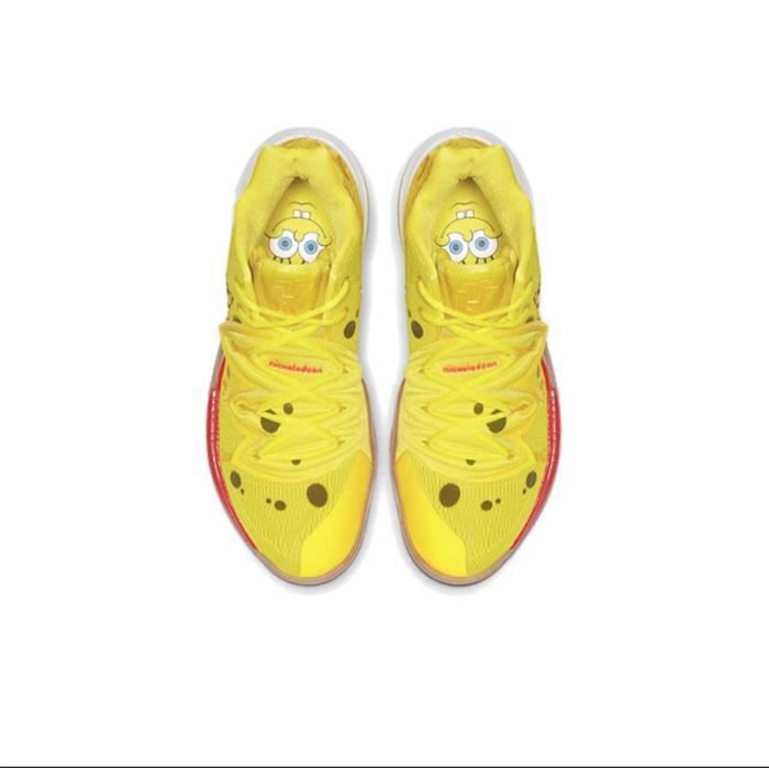 Pantalon eponge Bob x Nike Kyrie 5 SpongeBob SquarePants midset antiderapant absorbant les chocs Cdiscount Sport
