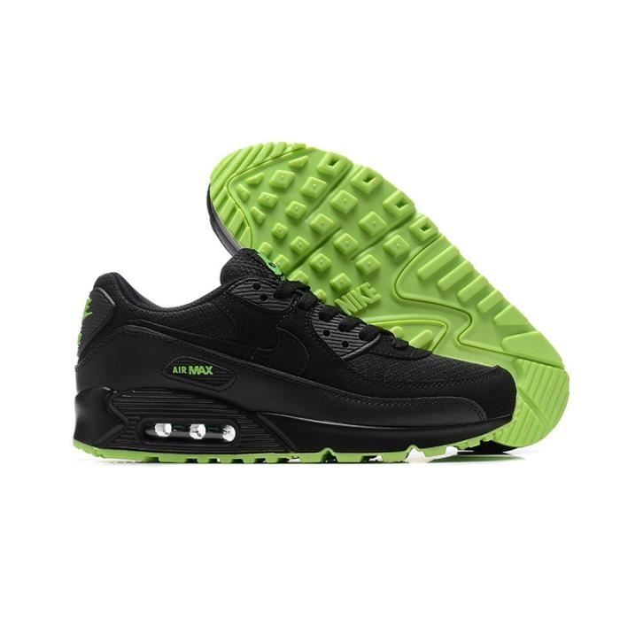 Nike Air Max 90 Surplus baskets pour hommes noir Blanc Vert noir Cdiscount Chaussures