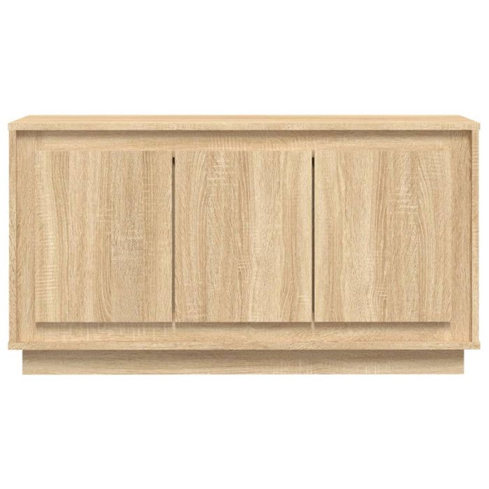 Buffet Haut LED Chêne Sonoma 69x32,5x200 Cm Bois D'ingénierie - Buffet - Buffets - Armoire