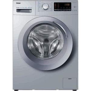 Lave-linge hublot HAIER HW07CPW14639NSFR - 7 kg - Induction - Vapeur - 1400 trs/min - Classe A - Silver Lave-linge hublot HAIER HW07CPW14639NSFR - 7 kg - Induction - Vapeur - 1400 trs/min - Classe A - Silver