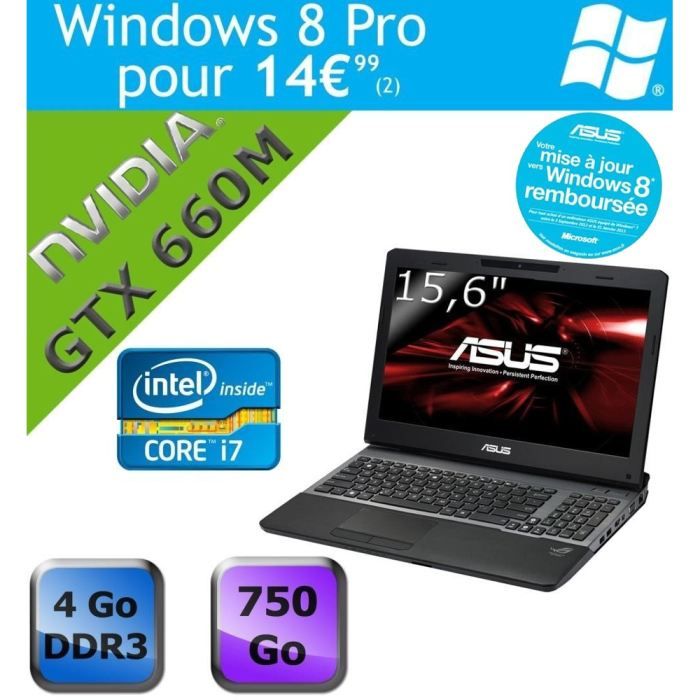 Asus Portable Gamer G55vw So039v Cdiscount Informatique
