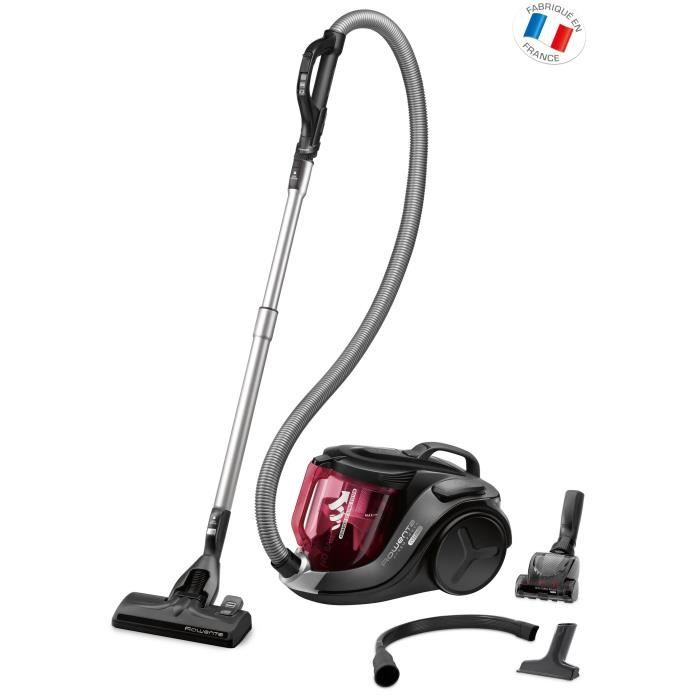 Rowenta RO6963EA X-trem Power Cyclonic Home & Car Aspirateur Sans Sac 750W Accessoires Spéciaux Poils d’Animaux et Voiture