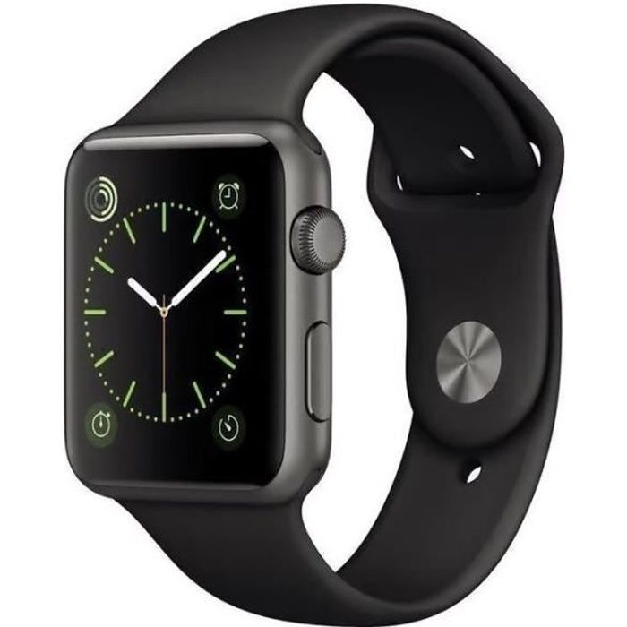 Apple Watch Série 1 - 38 mm - Noir - Reconditionné - Etat correct