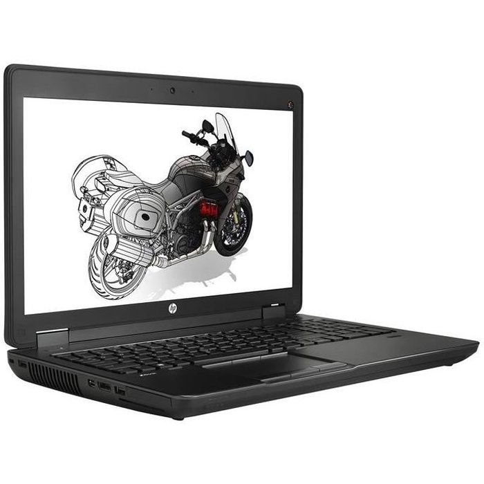 Ordinateur Portable HP Zbook-15 - Core i7 - Ram 16G - Hdd 1T - Windows 7 - Reconditionné - Etat Correct