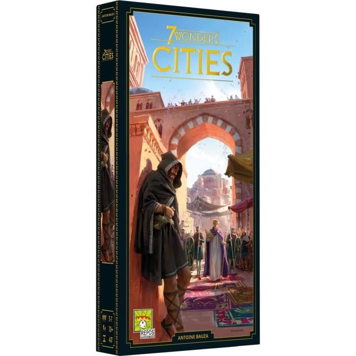 Repos Production | 7 Wonders - Extension Cities - Nouvelle version 2020 | Jeu de société | À partir de 10 ans | 3 à 7 joueurs