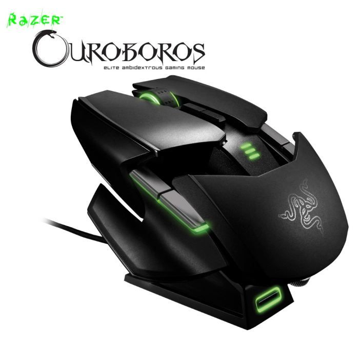 RAZER Souris Gamer OUROBOROS - Sans fil - Laser - 8200 DPI - PC/ Mac