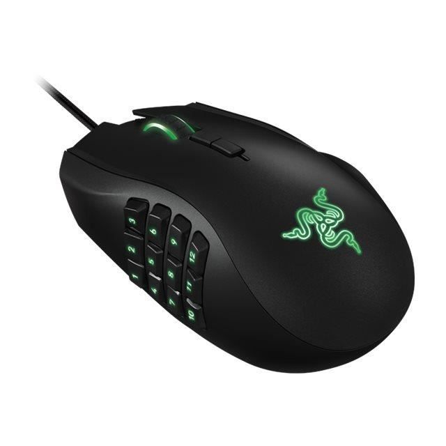 RAZER Souris Gamer NAGA 2014 - Filaire - Laser - 8200 DPI - PC / Mac