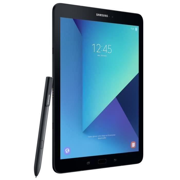 Tablette Tactile - SAMSUNG Galaxy Tab S3 - 9,7- - RAM 4Go - Android 7.0 - Stockage 32Go - WiFi - Noir