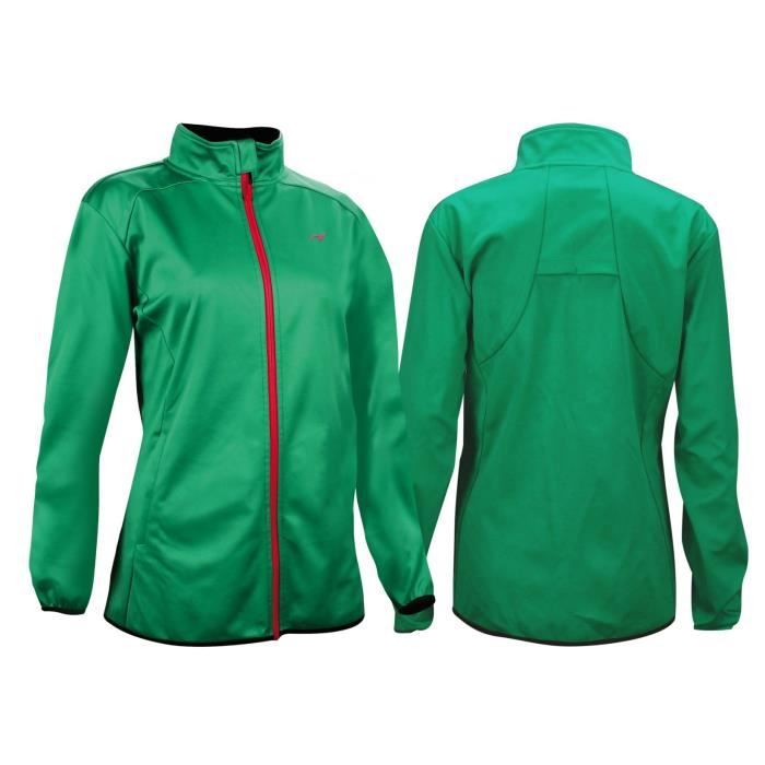 AVENTO Softshell Ajustee - Femme - Vert