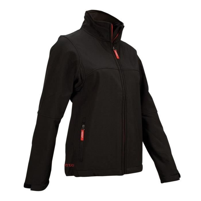 AVENTO Softshell - Femme - Noir