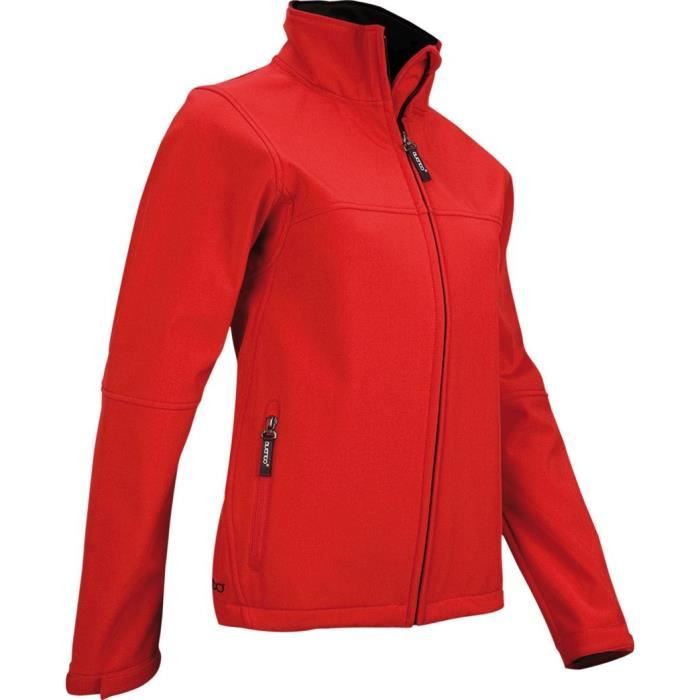 AVENTO Softshell - Femme - Rouge