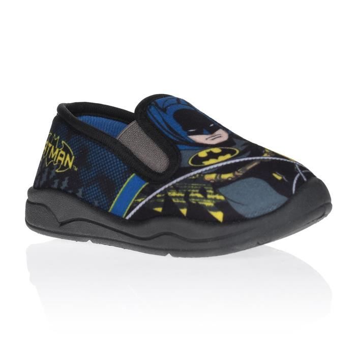 BATMAN Pantoufles Noir Enfant