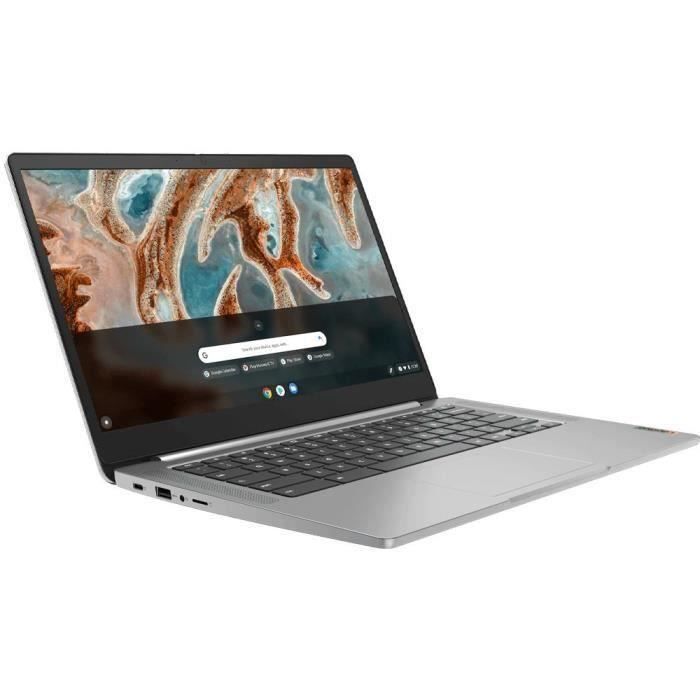 Pc Portable Chromebook - Lenovo Ideapad 3 14M836 - 14''Hd - Mediatek 8183 - Ram 4Go - Stockage 64Go - Chromeos - Azerty