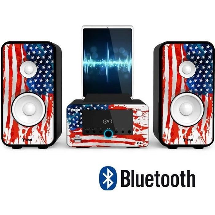 TOKAI WO 243 Micro-chaîne HiFi Bluetooth - Station d'accueil - UNITED STATES
