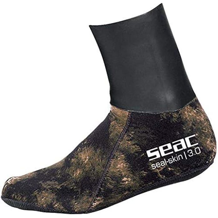 Chaussettes thermiques - SEAC - Seal Skin - Néoprène 3 mm - Camouflage - Mixte