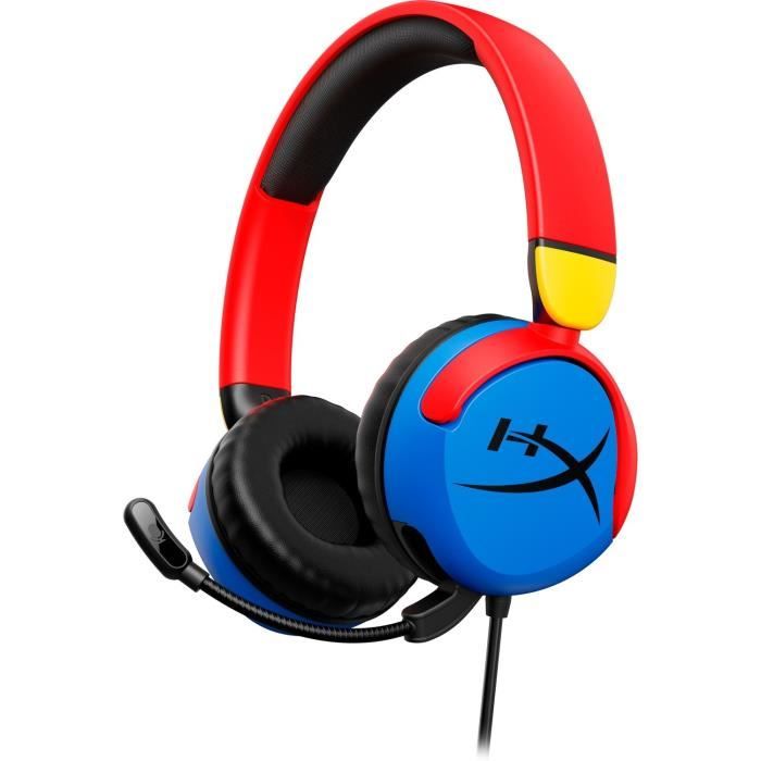 Le casque gamer filaire HyperX Cloud Mini est idéal pour une utilisation sur PC et console. Avec sa couleur rouge et son microphone à condensateur électret, il offre une réponse en fréquence de 20 Hz à 20 kHz. Sa forme circum-aural et son mode de sortie audio stéréo assurent une isolation de bruit optimale.