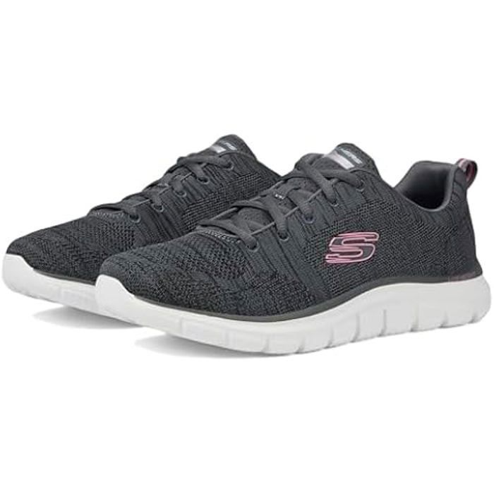 Skechers Basket Femme - SKECHERS - Track Daytime Dreamer - Tricot - Mousse à mémoire de forme - Lacets