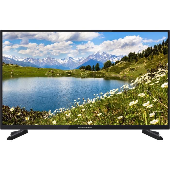 CONTINENTAL EDISON CELED40HD22B6 TV LED 40'' (101 cm) FHD - 3x HDMI, 2x USB  avec Quadrimedia