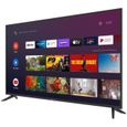 TV LED UHD 4K 55" (138,7 cm) - Smart TV Android - CONTINENTAL EDISON CELED55SAUDV23B7 - 3xHDMI - 2xUSB-1