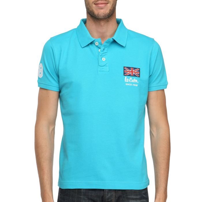 Homme lee cooper manches courtes à rayures polo shirt homme taille m l xl xxl rrp £ 19.99 