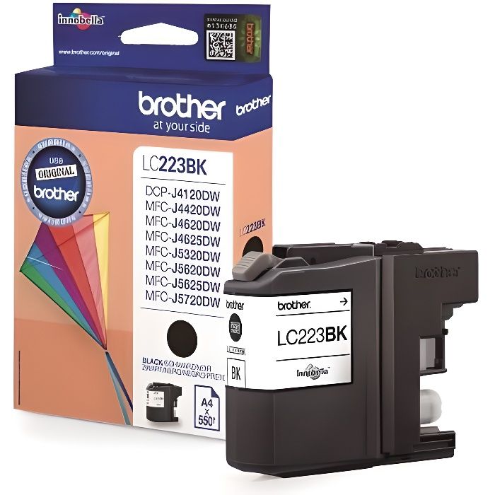Brother LC223BK Cartouche dencre Noir
