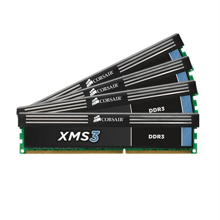Vente Memoire PC Corsair 16Go DDR3 1333MHz C9 XMS3 pas cher
