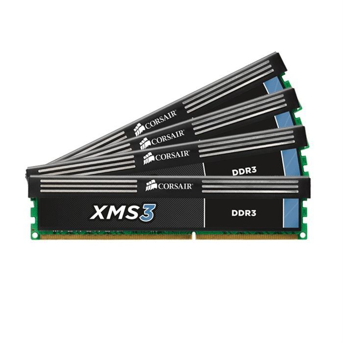 Vente Memoire PC Corsair 16Go DDR3 1333MHz C9 XMS3 pas cher Vente Memoire PC Corsair 16Go DDR3 1333MHz C9 XMS3 pas cher