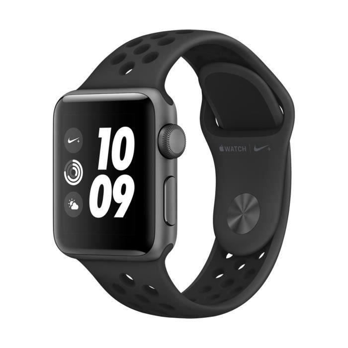 Apple Watch Nike+ GPS Boîtier 38 mm Aluminium Bracelet Nike 2017