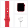 Apple Watch Series 6 GPS - 40mm Boîtier aluminium Rouge - Bracelet Rouge (2020) - Reconditionné - Excellent état-2
