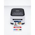 BROTHER Imprimante Étiquettes et Photos pour les loisirs créatifs VC-500W - Thermique direct - Couleur - VC500WCRZ1 + Ruban CZ-1005-4