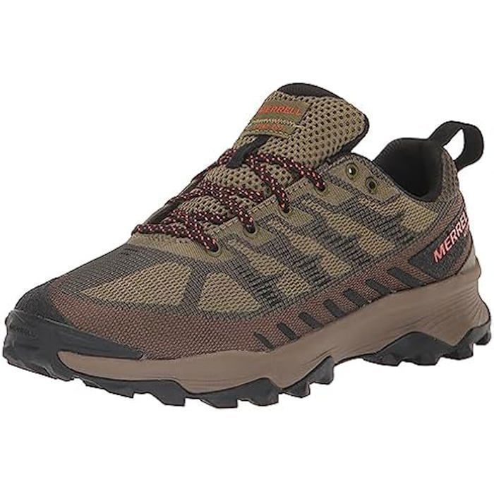 Sneakers Basses - MERRELL - Speed Eco WP - Avocado/Kangaroo - Lacets - Plat - Homme Sneakers Basses - MERRELL - Speed Eco WP - Avocado/Kangaroo - Lacets - Plat - Homme