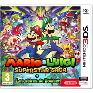 JEU 3DS Mario & Luigi : Superstar Saga + Les sbires de Bow
