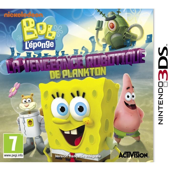 Activision Bob L'Eponge-Vengeance Robotique De Plankton /3DS
