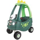 Little Tikes Cosy Coupe Dino vert - Voiture pour enfants - Portes fonctionnelles - 4 roues - Plancher à retirer & 1 klaxon - 18 mois